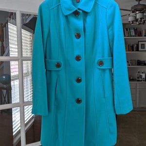 Women's Size small Merona wool jacket peacoat EUC